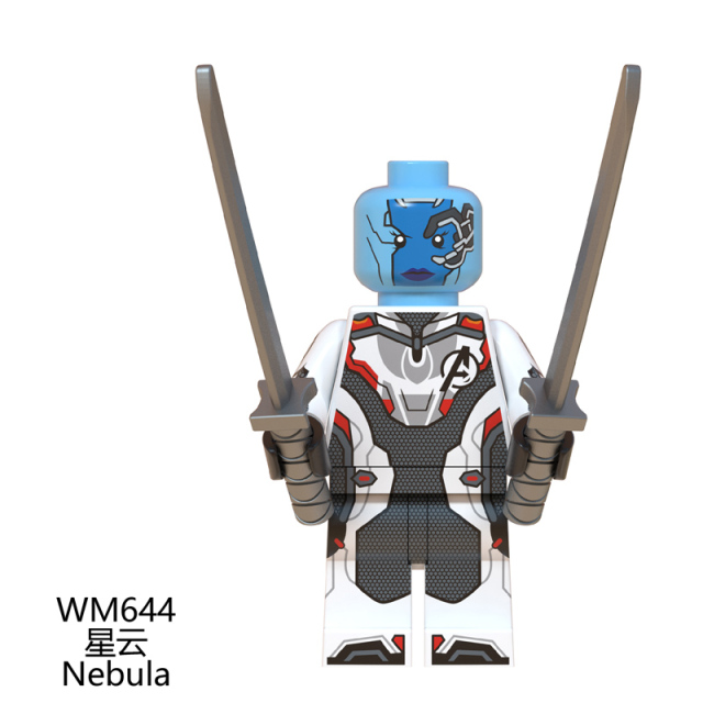 WM6054 DC Marvel superhero Avengers: Endgame 4 Thor Iron Man Rocket Raccoon War machine black Widow mini figures juguetes mini toys building blocks sets Toys for kids