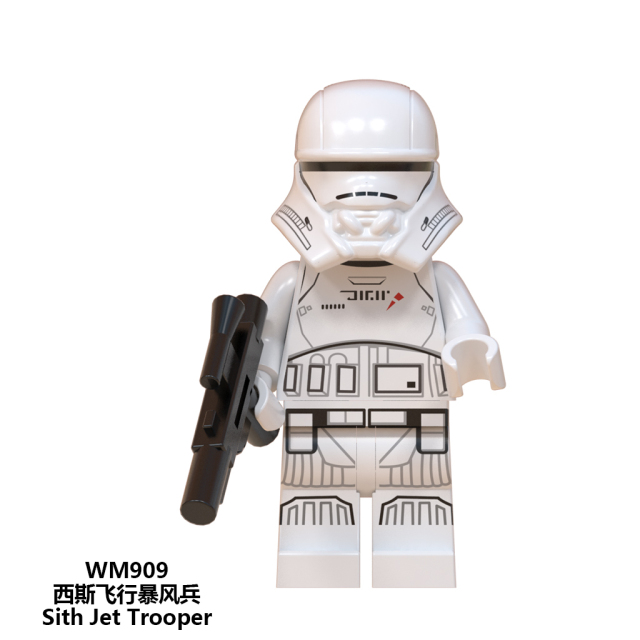 WM6083 Star wars Sith trooper Knights of ren jet trooper mini figures juguetes mini toys building blocks sets Toys for kids