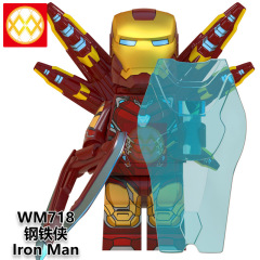WM6063 DC Marvel superhero Avengers Thor Iron Man Rocket Raccoon War machine Thanos spider man mini figures juguetes mini toys building blocks sets Toys for kids