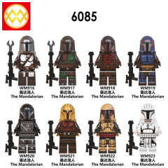 WM6082 Star wars Sith trooper Mandalorian Jannah poe dameron mini figures juguetes mini toys building blocks sets Toys for kids