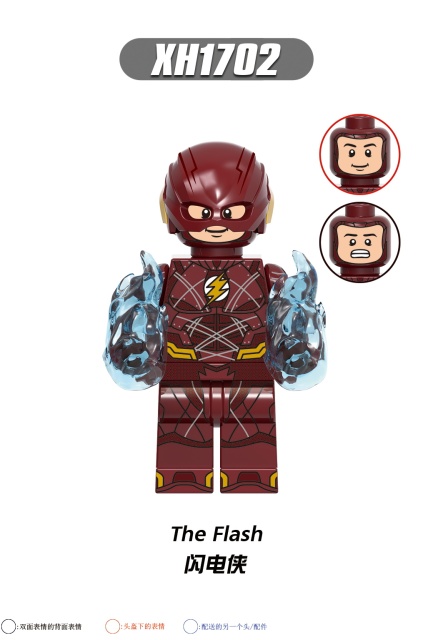 X0132  Movie DC Comic SuperHero Batman Superman The Flash Juguetes Minifigs Building Blocks Sets Educational  Kids Toys