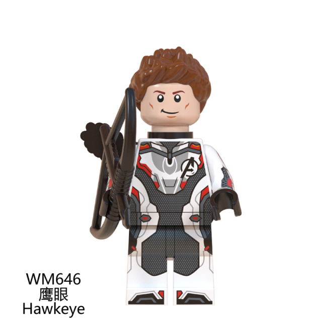 WM6054 DC Marvel superhero Avengers: Endgame 4 Thor Iron Man Rocket Raccoon War machine black Widow mini figures juguetes mini toys building blocks sets Toys for kids