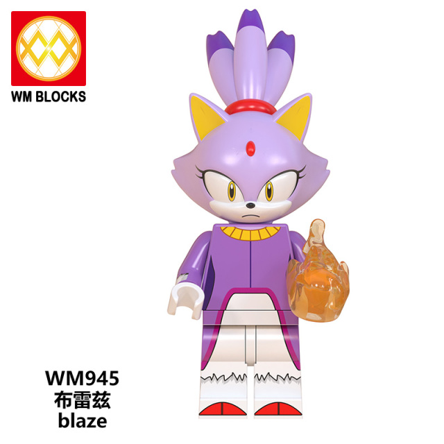 WM6087 Sonic The Hedgehog shadow knuckles minifigures juguetes mini toys building blocks sets Toys for kids
