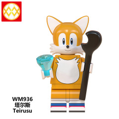 WM6086 Sonic The Hedgehog shadow knuckles minifigures juguetes mini toys building blocks sets Toys for kids
