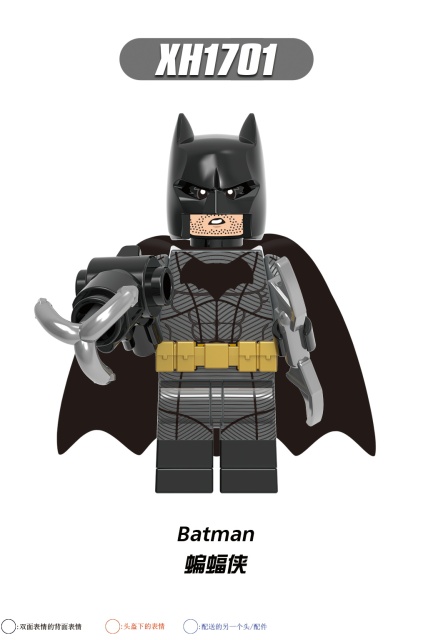 X0132  Movie DC Comic SuperHero Batman Superman The Flash Juguetes Minifigs Building Blocks Sets Educational  Kids Toys
