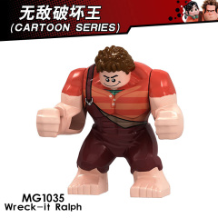 MG9007 Cartoon Series Wreck-It Ralph Fix-It Felix Tamora Jean Calhoun Vanellope von Schweetz Figures European and American Films Building Blocks Kids Gift Toys
