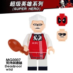 MG9001 Horror Series Vampire Leicester Cupid Freakazoid Little Devil Crook Movie Character Mini Figures Educational Building Blocks for Children Gift Toys