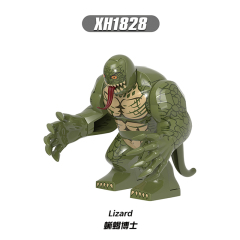XH1828 Marvel Comics Superhero Character Curtis Curt Connors Big Figures Juguetes Plastic Building Block Set Children Toys