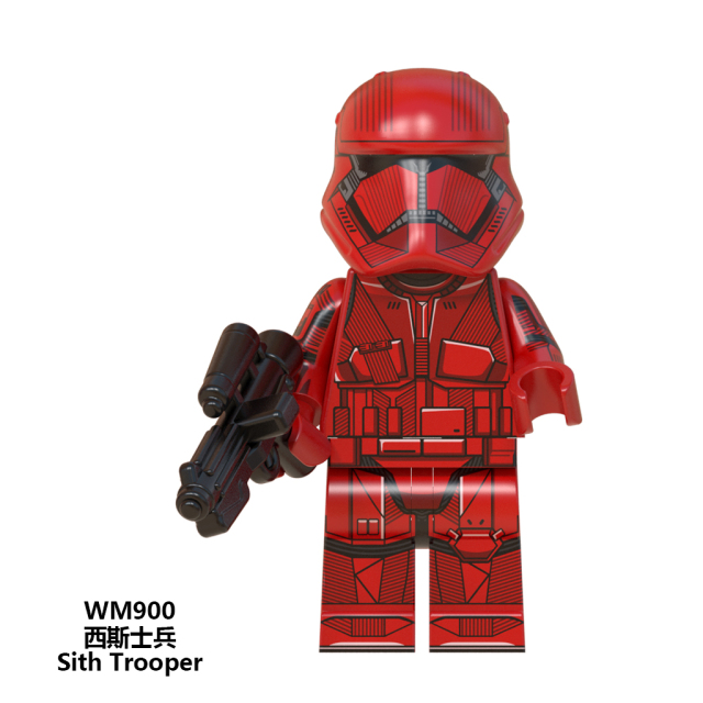 WM6082 Star wars Sith trooper Mandalorian Jannah poe dameron mini figures juguetes mini toys building blocks sets Toys for kids