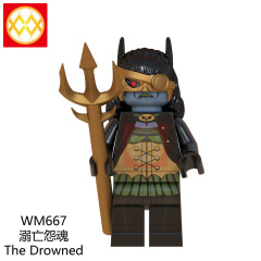 WM6057 DC Marvel superhero Bat man red death the merciless the drowned murder machine the bat who laughs mini figures juguetes mini toys building blocks sets Toys for kids