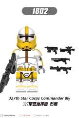 X0300 Star Wars 212th 327th Attack Battalion Trooper  Commander Minifigs Juguetes Plastic Building Block Bricks Kids Toys
