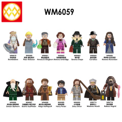 WM6059 Harry Potter Queenie dumbledore Ron Oliver Bole dobby mini figures juguetes mini toys building blocks sets Toys for kids