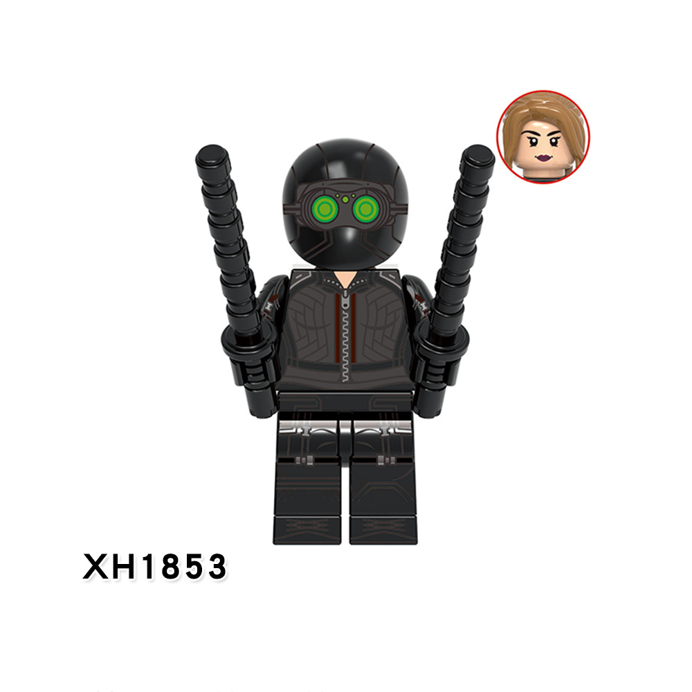 X0330 Marvel Comics Superhero Character Hawkeye Echo Yelena Belova Juguetes Plastic Building Block Set Children Toys