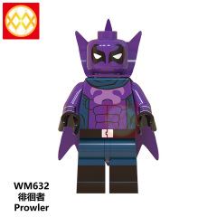 WM6052 DC superhero Spider man miles Gwen Prowler Green goblin mini figures juguetes mini toys building blocks sets Toys for kids