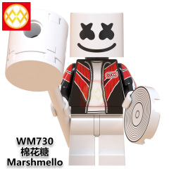 WM6064 Marshmello DJ band singer star minifigures juguetes mini toys building blocks sets Toys for kids