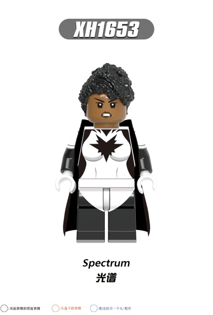 X0306  Marvel Comics Superhero Character Doctor Strange Speed Agnes Juguetes Plastic Building Block Set Children Toys