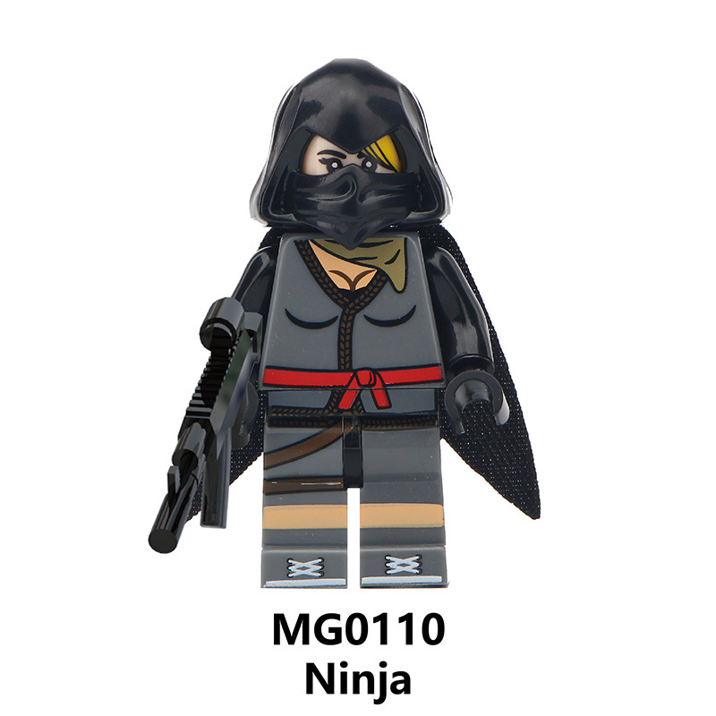 MG9003 Fortnite Game Jonesy Skull Trooper Female Explorer Spedial Soldiers Male Explorer Ninja Mini Figures Educational Assemble Building Blocks Kids Gift Toys