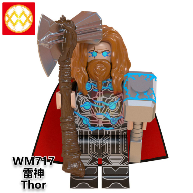 WM6063 DC Marvel superhero Avengers Thor Iron Man Rocket Raccoon War machine Thanos spider man mini figures juguetes mini toys building blocks sets Toys for kids