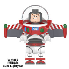 WM6077 Toy Story Christmas Buzz lightyear Woody Jessie Alien Ducky duke caboom minifigures juguetes mini toys building blocks sets Toys for kids