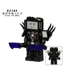 KDL826 Titan Giant TV Man Lightning Titan Man Flight Monitor Gifts Juguetes Skibidi Toilet Game Series Characters Building Blocks Mini Figures Anime Educational Kids Toys For Boys