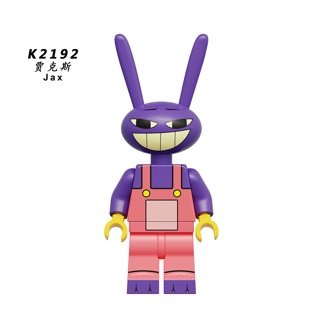 KDL827 The Amazing Digital Circus Gangle Pomni Ragatha Jax Caine Kaufmo Zooble Kinger Figures Anime Educational Building Blocks Mini Gift Toys for Kids