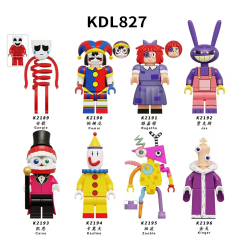 KDL827 The Amazing Digital Circus Gangle Pomni Ragatha Jax Caine Kaufmo Zooble Kinger Figures Anime Educational Building Blocks Mini Gift Toys for Kids