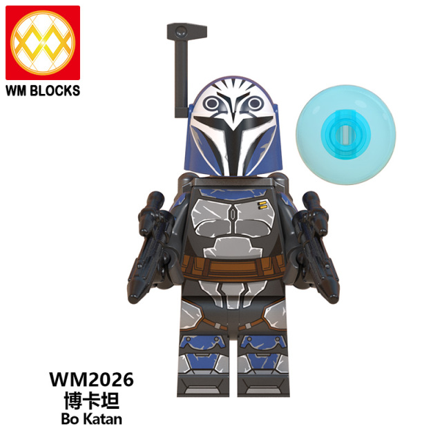 WM6098 Star wars Rex commander Echo Bo Katan Darth maul 501st Legion mini figures juguetes mini toys building blocks sets Toys for kids