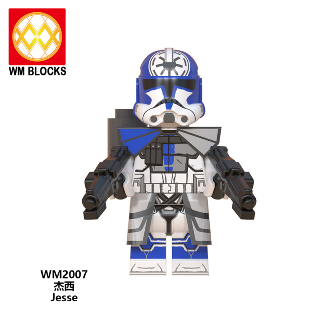 WM6095 Star wars Rex commander cody Jesse Ahsoka mini figures juguetes mini toys building blocks sets Toys for kids