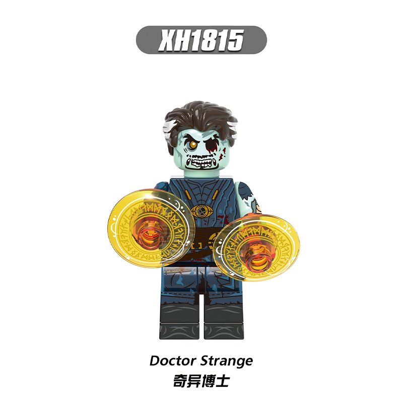 X0325  Marvel Comics Superhero Character Captain America lron Man Falcon Juguetes Plastic Building Block Set Children Toys