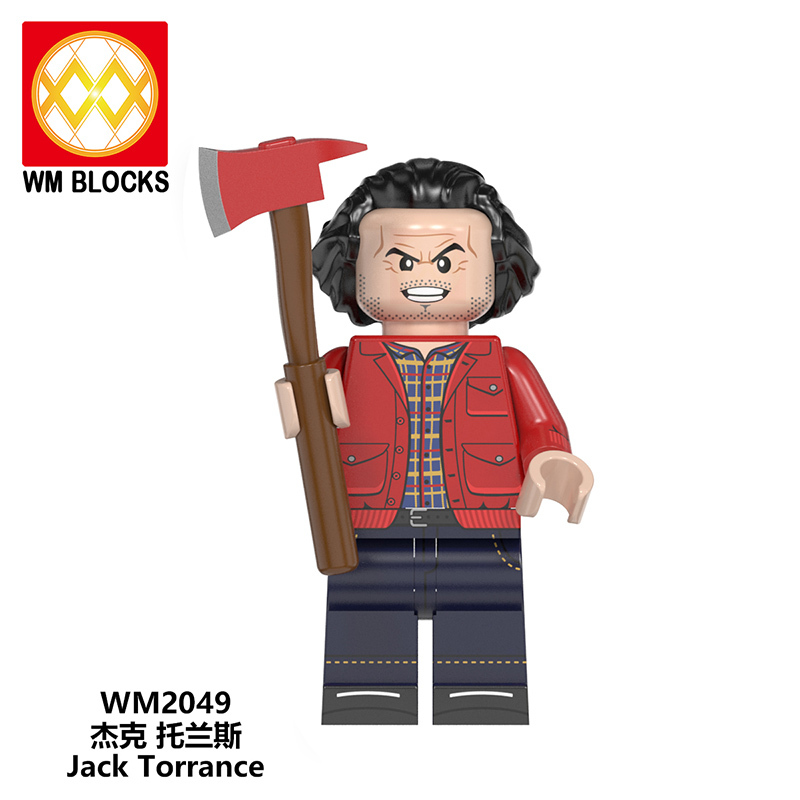 WM6101 Horror series Halloween Jack Chainsaw killer Jason Sam Elvira Pyramid Head Nurse mini figures juguetes mini toys building blocks sets Toys for kids