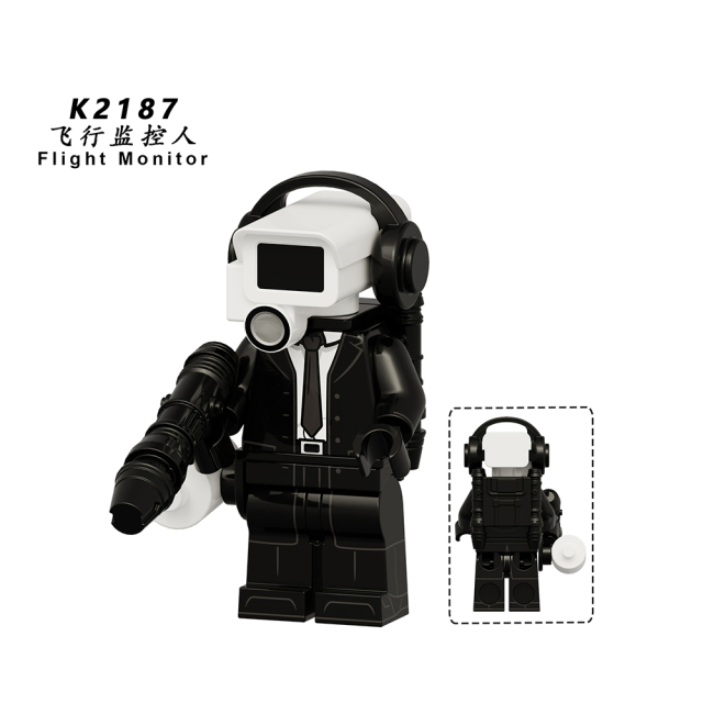 KDL826 Titan Giant TV Man Lightning Titan Man Flight Monitor Gifts Juguetes Skibidi Toilet Game Series Characters Building Blocks Mini Figures Anime Educational Kids Toys For Boys