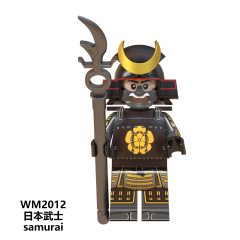WM6096 Anime Japanese Samurai mini figures juguetes mini toys building blocks sets Toys for kids