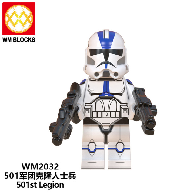 WM6098 Star wars Rex commander Echo Bo Katan Darth maul 501st Legion mini figures juguetes mini toys building blocks sets Toys for kids
