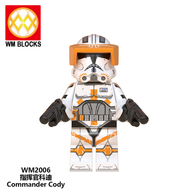 WM6095 Star wars Rex commander cody Jesse Ahsoka mini figures juguetes mini toys building blocks sets Toys for kids