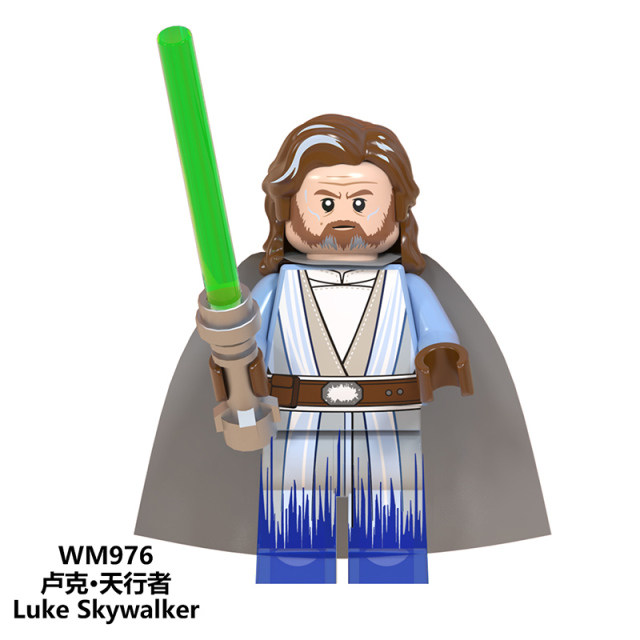 WM6091 Star wars C-3PO Skywalker Tarfful Han solo Paz vizla Luke Palpatine Obi wan mini figures juguetes mini toys building blocks sets Toys for kids