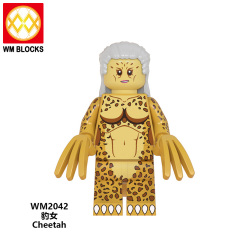 WM6100 DC Marvel superhero Wonder Woman Cheetah Diana Prince Steve Trevor  mini figures juguetes mini toys building blocks sets Toys for kids