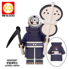 WM6105 Anime Naruto Uchiha obito kakashi sasori pein sasuke mini figures juguetes mini toys building blocks sets Toys for kids