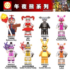 WM6097 FNAF five nights five nights at freddy's mini figures juguetes mini toys building blocks sets Toys for kids