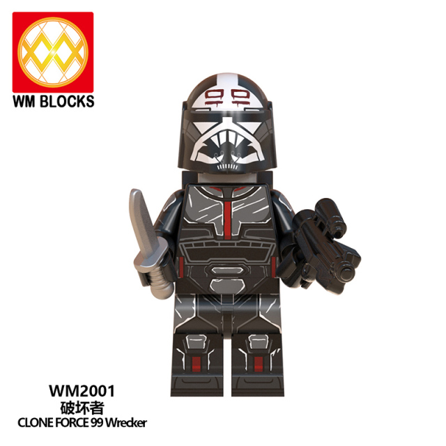 WM6095 Star wars Rex commander cody Jesse Ahsoka mini figures juguetes mini toys building blocks sets Toys for kids