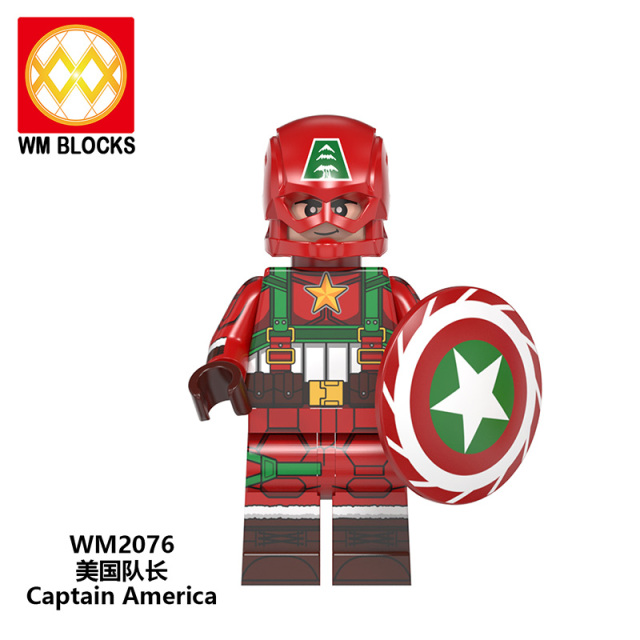 WM6104 DC Marvel superhero Christmas Avengers Thor Iron Man captain America Hawkeye shuri gamora mini figures juguetes mini toys building blocks sets Toys for kids