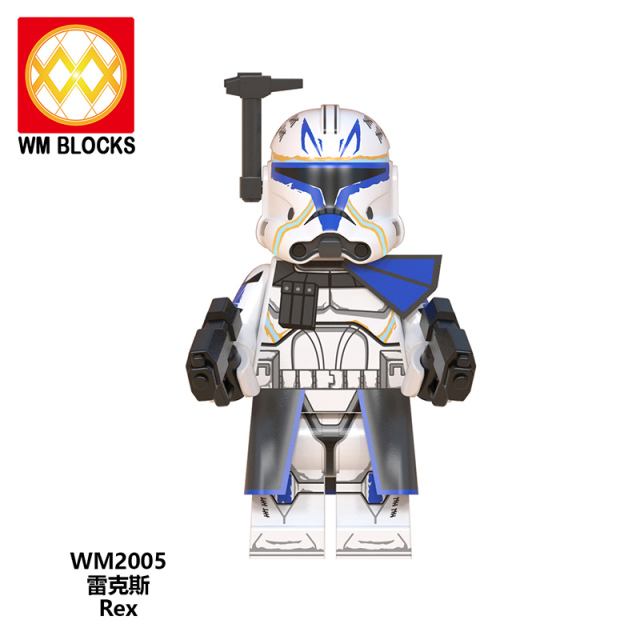 WM6095 Star wars Rex commander cody Jesse Ahsoka mini figures juguetes mini toys building blocks sets Toys for kids