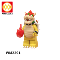 WM6103 Super Mario Kinopio Luigi Koopa Wario Princess Peach Yoshi Waluigi mini figures juguetes mini toys building blocks sets Toys for kids