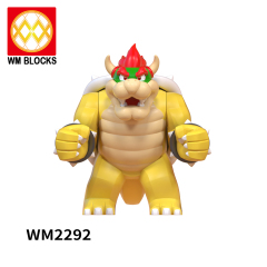 WM6103 Super Mario Kinopio Luigi Koopa Wario Princess Peach Yoshi Waluigi mini figures juguetes mini toys building blocks sets Toys for kids