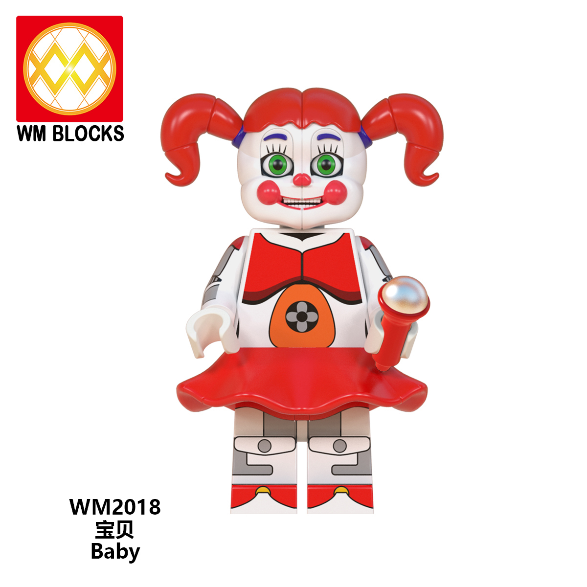 WM6097 FNAF five nights five nights at freddy's mini figures juguetes mini toys building blocks sets Toys for kids