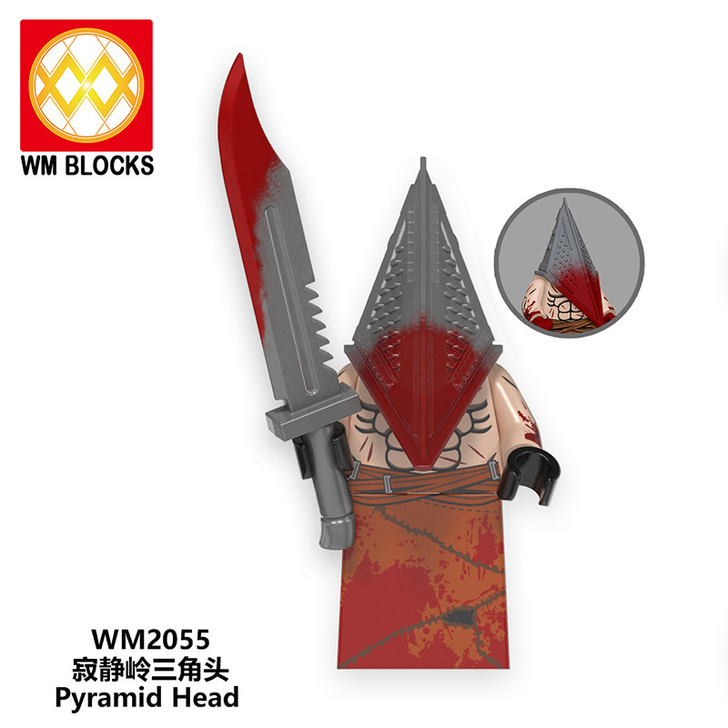 WM6101 Horror series Halloween Jack Chainsaw killer Jason Sam Elvira Pyramid Head Nurse mini figures juguetes mini toys building blocks sets Toys for kids