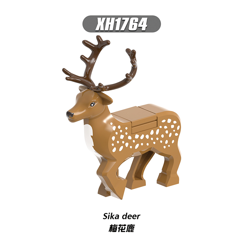 X0310 Game  Figures Douro Mainland Journey To Fairyland Deer Plastic Mini Building Block Sets Educational Kids Toys