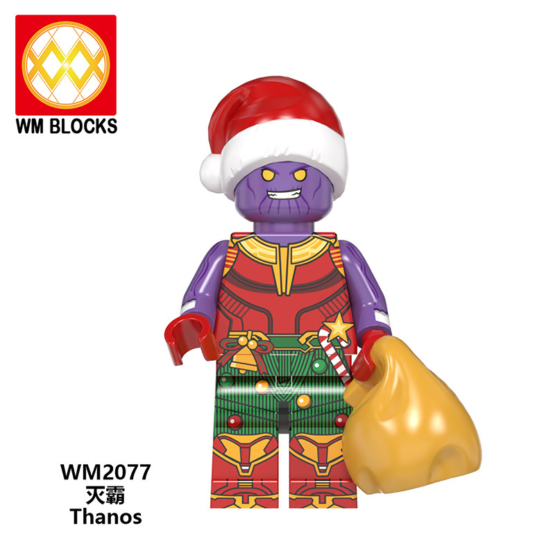 WM6104 DC Marvel superhero Christmas Avengers Thor Iron Man captain America Hawkeye shuri gamora mini figures juguetes mini toys building blocks sets Toys for kids