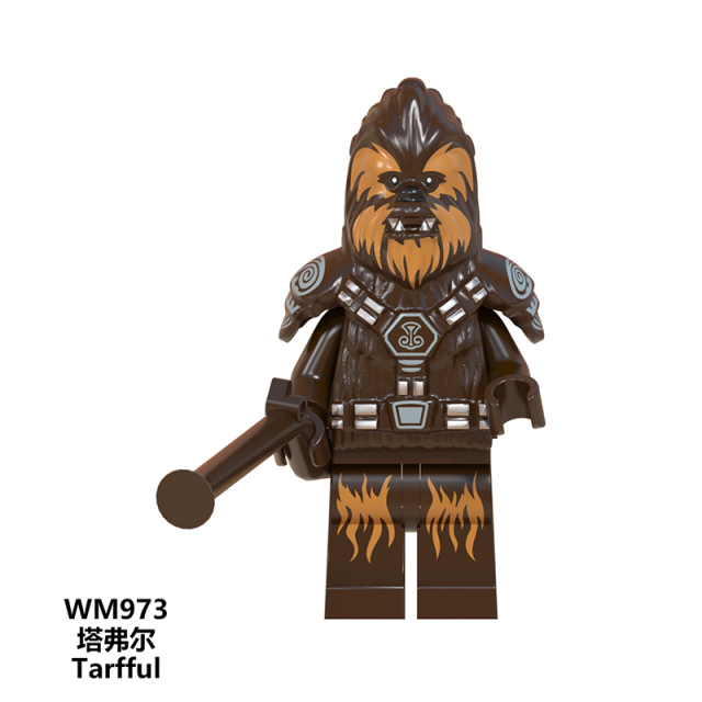 WM6091 Star wars C-3PO Skywalker Tarfful Han solo Paz vizla Luke Palpatine Obi wan mini figures juguetes mini toys building blocks sets Toys for kids