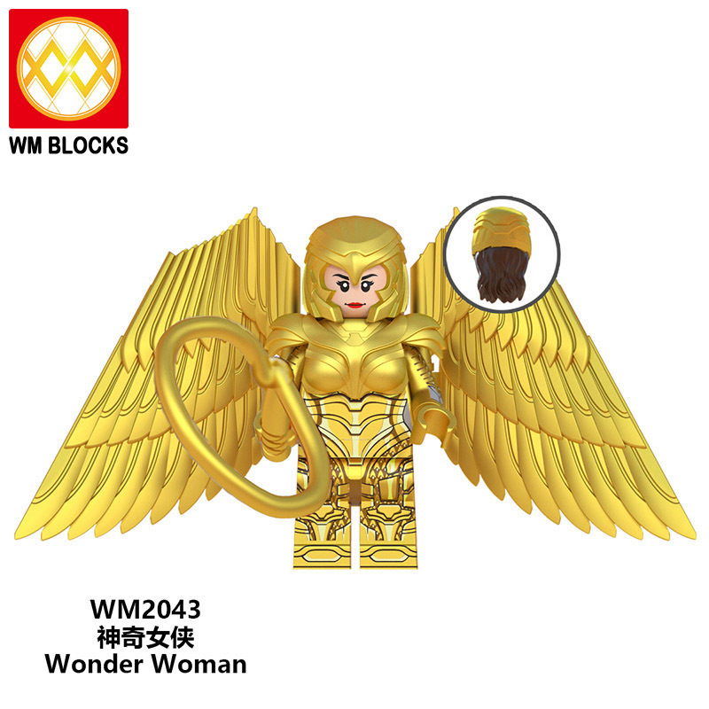 WM6100 DC Marvel superhero Wonder Woman Cheetah Diana Prince Steve Trevor  mini figures juguetes mini toys building blocks sets Toys for kids
