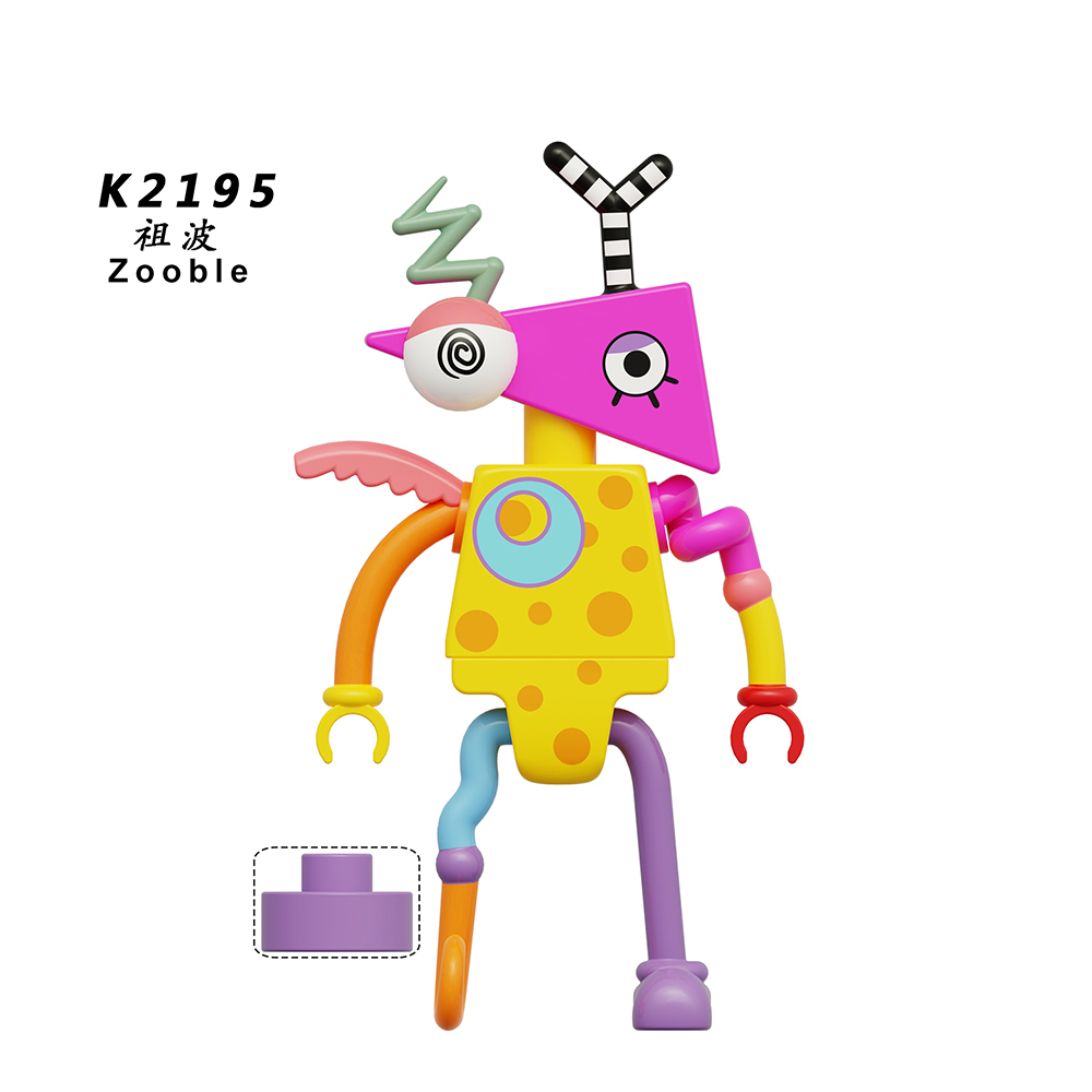 KDL827 The Amazing Digital Circus Gangle Pomni Ragatha Jax Caine Kaufmo Zooble Kinger Figures Anime Educational Building Blocks Mini Gift Toys for Kids